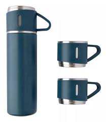 Kit Garrafa T Rmica Camping Ml X Cara Caneca Caf Mundial