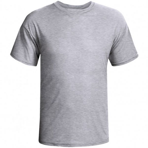 Camiseta Cinza Mescla 100% Poliéster para Sublimação