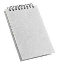 Caderneta de Rascunho 100 Folhas com Capa Pet para Sublimação 9x14cm