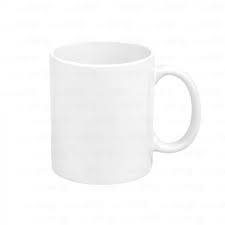 Caneca de Cerâmica Branca Importada MUNDIAL 325ml - Valor Unitário (Cod 323)