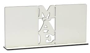Quadro Decoratico MÃE DUPLO COM BASE em MDF 14x28 cm - Valor Unitário