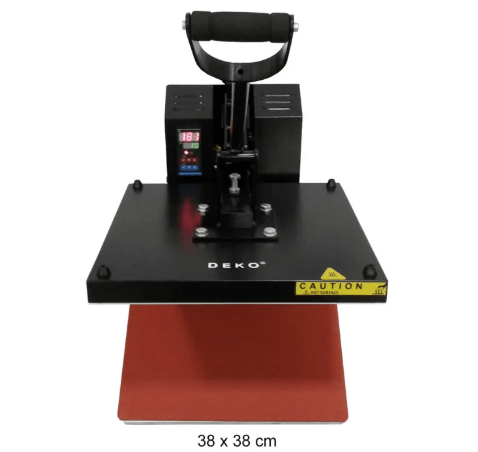 Prensa Térmica Plana Digital ABERTURA JACARÉ 38x38 - 110V