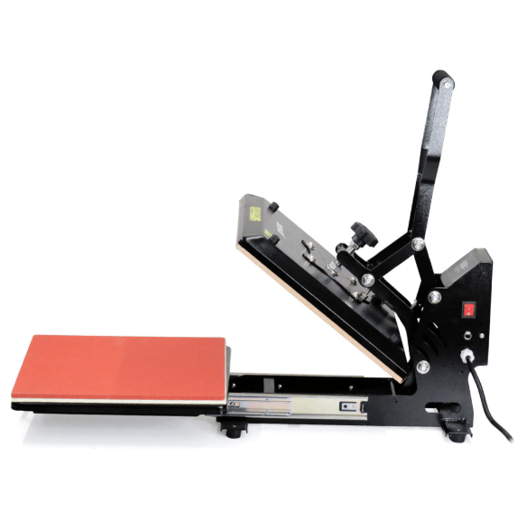 PRENSA PLANA 38X38 C/ GAVETA DEKO PRETA - 110V