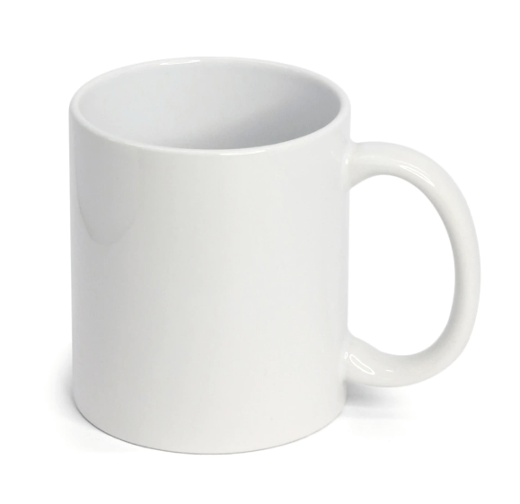 Caneca de Cerâmica Branca BC 325ml - Valor Unitário - cod 329