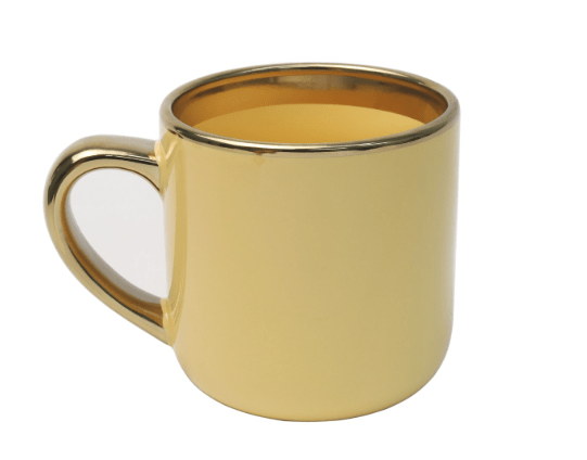 Caneca Imperial Borda e Alça Ouro 400ml Live