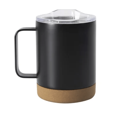 Caneca Termica Inox Office com Tampa Preta 350ml