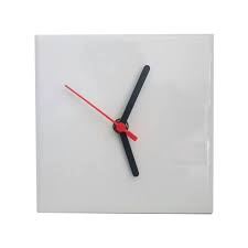 Relógio em Azulejo QUADRADO 15x15 cm para Sublimação  - Valor Unitário