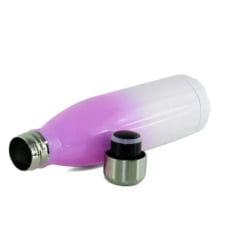 Garrafa Térmica para Sublimação Bicolor LILÁS com Parede Dupla - 500ml - Cópia (1)
