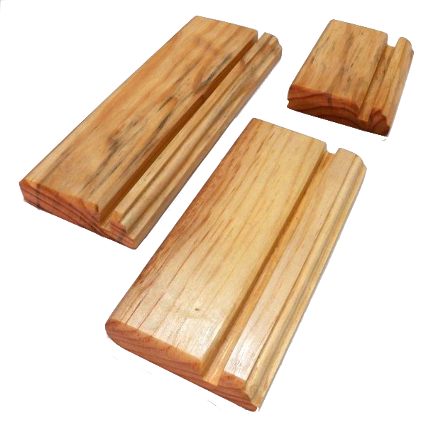 Suporte de madeira para azulejo 10X10 cm - Valor unitário 