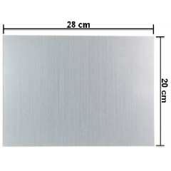 Placa (Chapa) De Alumínio 20X28 cm Para Sublimação - Valor Unitário