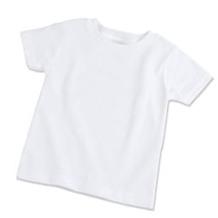 Camiseta Infantil Branca 100% Poliéster para Sublimação