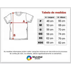 Camiseta Cinza Mescla 100% Poliéster para Sublimação