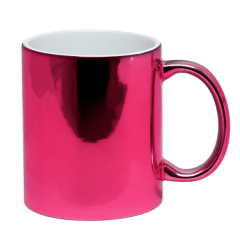 Caneca de Cerâmica METALIZADA para Sublimação 325ml - Valor unitário