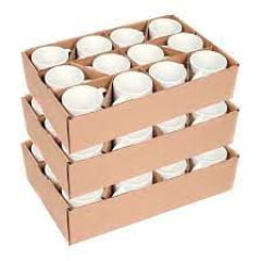 36 Canecas de Cerâmica Branca ORCA 325ml
