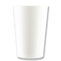 Copo Caldereta de Acrílico 400ml  Leitoso - Valor Unitário