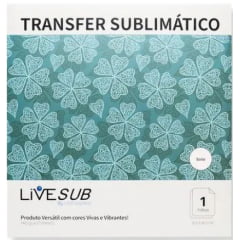 Transfer Sublimático Live Craft Modelo SORTE 30,5x30,5 - 1 folha