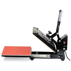 PRENSA PLANA 38X38 C/ GAVETA DEKO PRETA - 110V