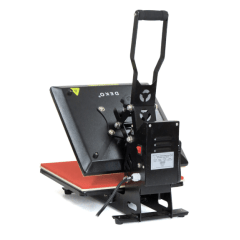 PRENSA PLANA 38X38 C/ GAVETA DEKO PRETA - 110V