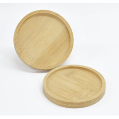 Base de Bambu Para Caneca Base de Bambu Para Caneca