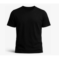Camiseta Algodão Classic Penteado Preto Fio 30.1 Adulto Camiseta Algodão Classic Penteado Preto Fio 30.1 Adulto
