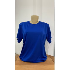 Camiseta Azul Royal Dry Fit 100% Poliéster Para Sublimação 