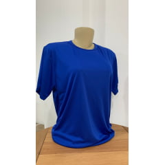 Camiseta Azul Royal Dry Fit 100% Poliéster Para Sublimação 