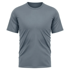 Camiseta Cinza Escuro Dry Fit 100% Poliéster Para Sublimação Camiseta Cinza Escuro Dry Fit 100% Poliéster Para Sublimação