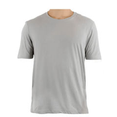Camiseta Cinza Prata Dry Fit 100% Poliéster Para Sublimação Camiseta Cinza Prata Dry Fit 100% Poliéster Para Sublimação