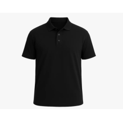 Camiseta Piquet Polo Preta Camiseta Piquet Polo Preta