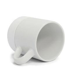 Caneca Branca Base Alta Silicone Interna Colorida 350ml Live 