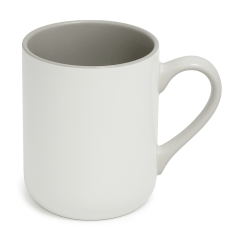 Caneca Cerâmica Branca Imperial  Interna E Alça Colorida 325ml Live 