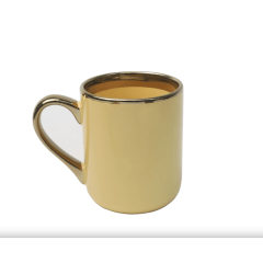 Caneca Cerâmica Imperial Interna E Alça Ouro 325ML Caneca Cerâmica Imperial Interna E Alça Ouro 325ML