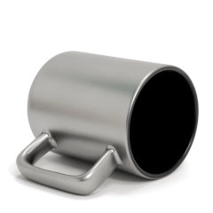 Caneca de Cerâmica  Silver Cinza Chumbo 350ml LIVE