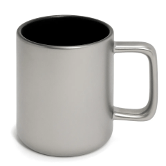 Caneca de Cerâmica  Silver Cinza Chumbo 350ml LIVE