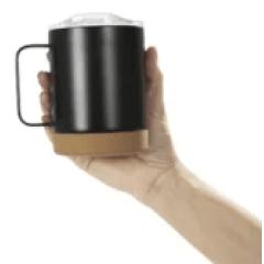Caneca Termica Inox Office com Tampa Preta 350ml Caneca Termica Inox Office com Tampa Preta 350ml