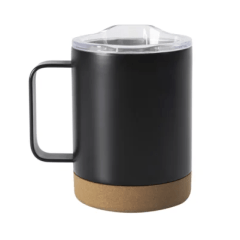 Caneca Termica Inox Office com Tampa Preta 350ml Caneca Termica Inox Office com Tampa Preta 350ml