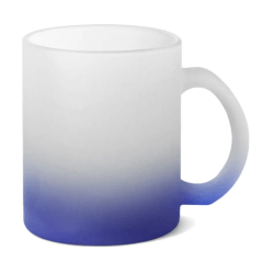 Caneca Vidro Degrade Jateada Live 325ml