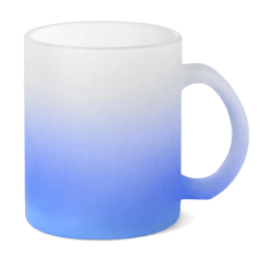 Caneca Vidro Degrade Jateada Live 325ml