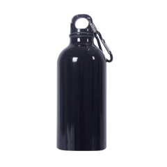 Garrafa Aluminio Squeeze Preto 500ml Mosquetão Sem Resina Garrafa Aluminio Squeeze Preto 500ml Mosquetão Sem Resina