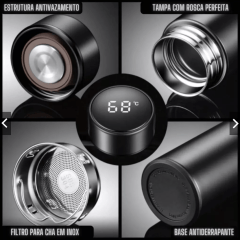 Garrafa Led Temperatura 500ml