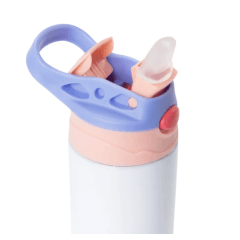 Garrafa Squeeze Inox Infantil Térmica de 300ml Bico Automático Metalnox