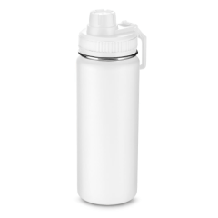 Garrafa Térmica Inox Squeeze Tampa e Alça  Branco Fosco 600ml JKB
