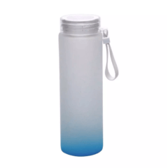 Garrafa Vidro Degrade Tampa Alça 600ml - LIVE 