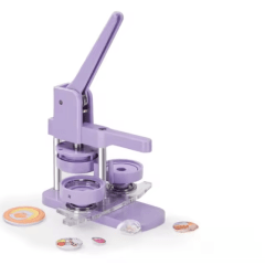 PRENSA PARA BOTTON ADVERTISING 3 MATRIZ 32/44/58MM ROXA DEKO