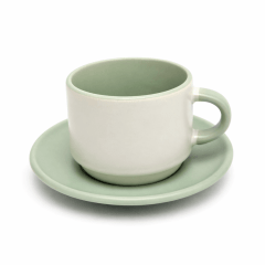 Xicara Cerâmica Petit 90ml com Pires