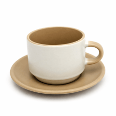 Xicara Cerâmica Petit 90ml com Pires