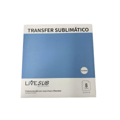 Transfer Sublimático Live Craft Modelo AZUL BEBÊ 30,5x30,5 cm - 1 folha