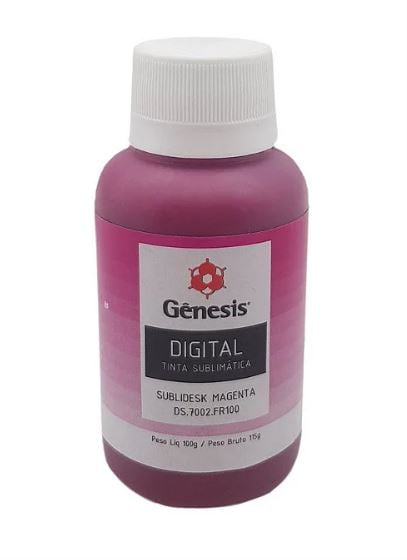 Tinta para Sublimação MAGENTA GÊNESIS 100ml - Valor Unitário